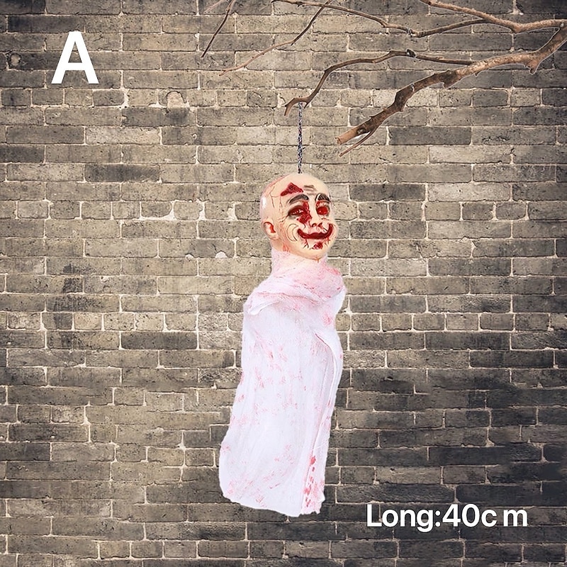 Halloween Horror Dark Gothic Ghost Hanging Ornament, Spooky Party and Festival Decoration, Escape Room Haunted House Prop2