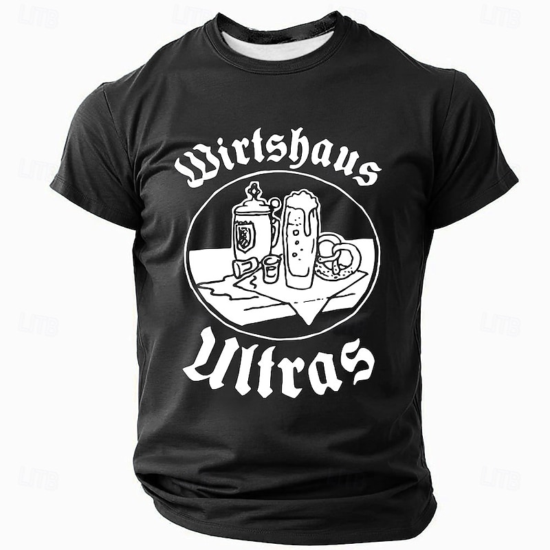 Men's Wirtshaus Ultras Graphic T-Shirt - Bavarian Pub Beer Lifestyle Short Sleeve Tee4