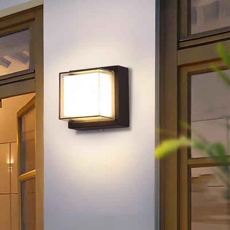 Outdoor Waterproof LED Wall Light Aluminum Alloy Material and Various Styles Modern Villa Courtyard Wall Lamp4