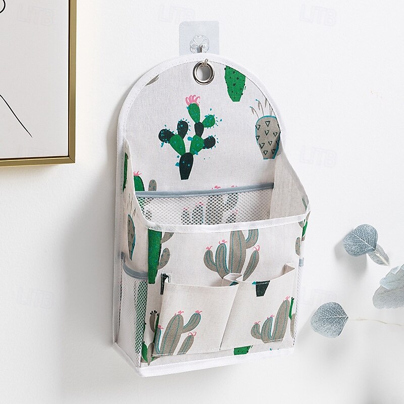 Bedside Hanging Storage Caddy, Fabric Bed Organizer Pocket for Dorm Room, Back to School Essentials, College Bunk Bed Hanging Bag3