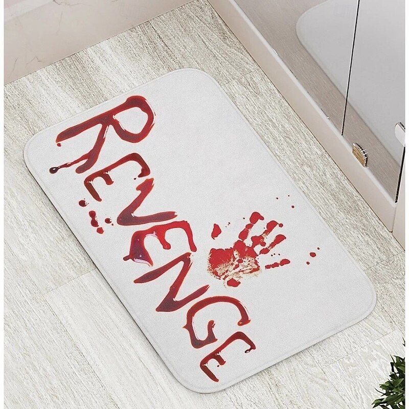 Halloween Scary Color Change Doormat Kitchen Mat Floor Mat Non-Slip Area Rug Oil Proof Rug Indoor Outdoor Mat Bedroom Decor Bathroom Mat Entrance Rug3