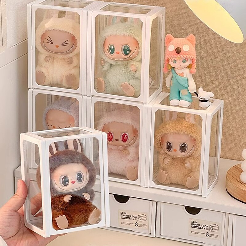 Acrylic Clear Display Case Box Dustproof Protection Showcase Cube Collectibles Show Box