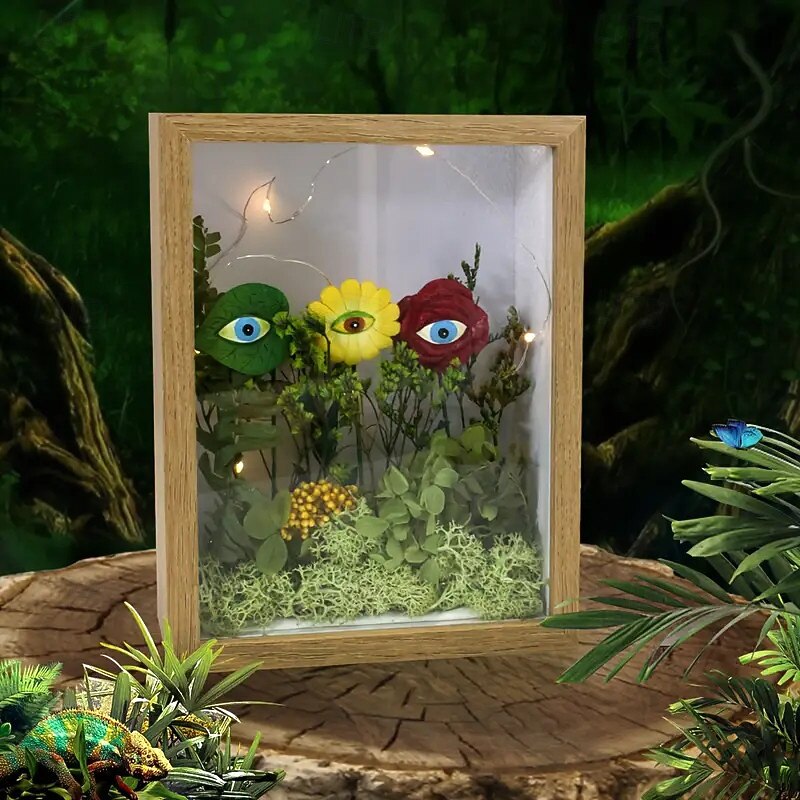 6 Pieces Spooky Eyes Monster Garden Insert Decoration Resin Crafts Decorations Fun Mini Garden Lawn Decor Gifts Lawn Decor Halloween Decorations3