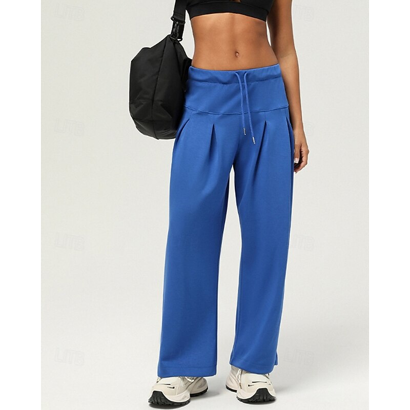 Women's Sweatpants Hiking Pants Trousers tracksuit bottoms Outdoor Regular Fit Elastic Sweatpants Drawstring Black Blue Tennis Golf Running S M L XL4