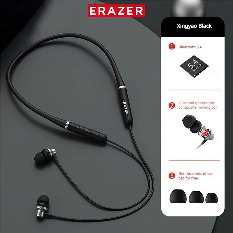ERAZER XE05MAX Bluetooth Earphones 5.4 Earbuds Sport Earphone Comfortable Neckband Sports Headphones For Noise Reduction3