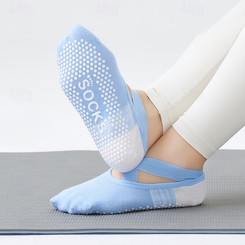 Women Five Toes anti-friction Breathable Sweat-absorbent Floor Socks For Pilates Dance2