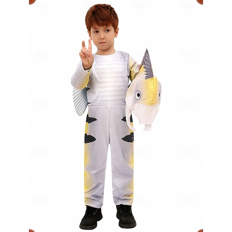 Dory Halloween Kigurumi Pajamas Onesies Fairy Tail Animal Cosplay Kid's Boys' Girls' Halloween Carnival World Book Day Performance Educational Dress Up School Event Dress Up Easy Halloween Costumes3