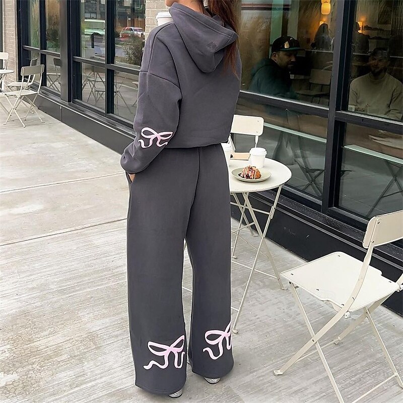 Women's Tracksuit Sweatsuit Activewear Set Pocket Printed Clothing Suit Fall Leopard Print Black Gym Workout Sports Thermal Warm Windproof Soft Long Sleeve Sport Activewear Micro-elastic Regular Fit2