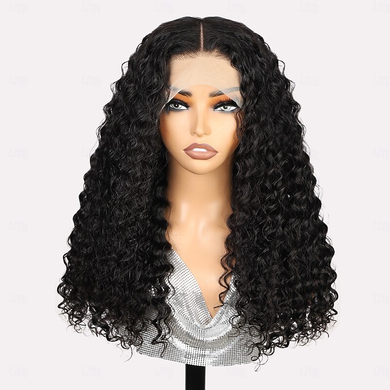 13x4 Human Hair Lace Frontal Wig High-quality Deep Wave Human Hair Wig 200% Density3