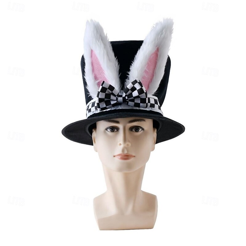 Mad Hatter White Rabbit Tutu Accessories Set Storybook Characters Cosplay Movie Cosplay for Women's Adults' Halloween Carnival World Book Day Performance Educational Dress Up School Event Dress Up4