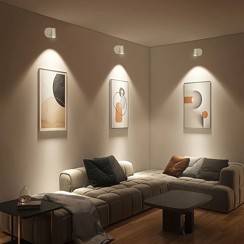 Modern Picture Light Simple Wiring Free Wall Lamp USB Rechargeable Dimmable Picture Lamp Living Room Channel Bedroom Decorative Night Light2