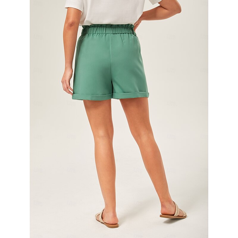 Ruffled Ruched Shorts4