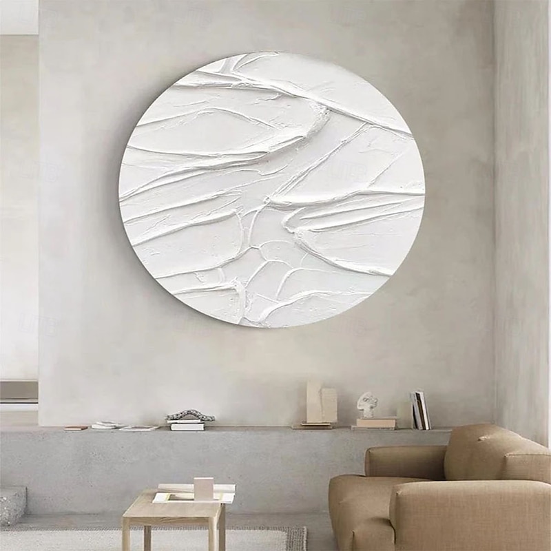 Oil Painting Hand Painted Circle Abstract Landscape Classic Modern4