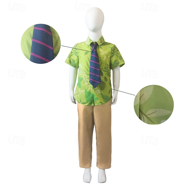 Zootopia Nick Wilde Outfits Costume Adventure Movie Casual Movie Cosplay for Men's Boys Kid's Adults' Halloween Carnival World Book Day Performance Educational Dress Up School Event Dress Up2