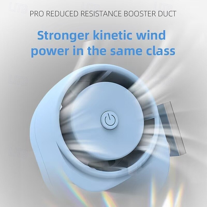 Clip Fan aka Ceiling Fan Portable Clip Waist USB Rechargeable Portable Outdoor Neck Fan CE/FCC4