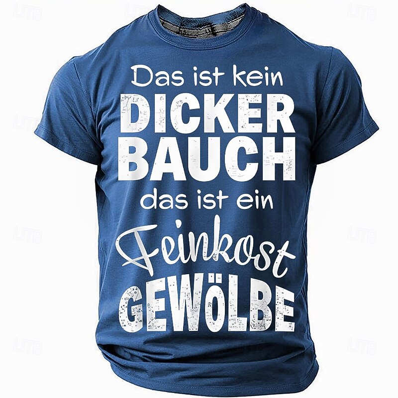 Men's Funny Graphic T-Shirt: 'Delicatessen Vault' Beer Belly Joke Tee for Dad Bods. Humorous Foodie Wordplay Gift.3