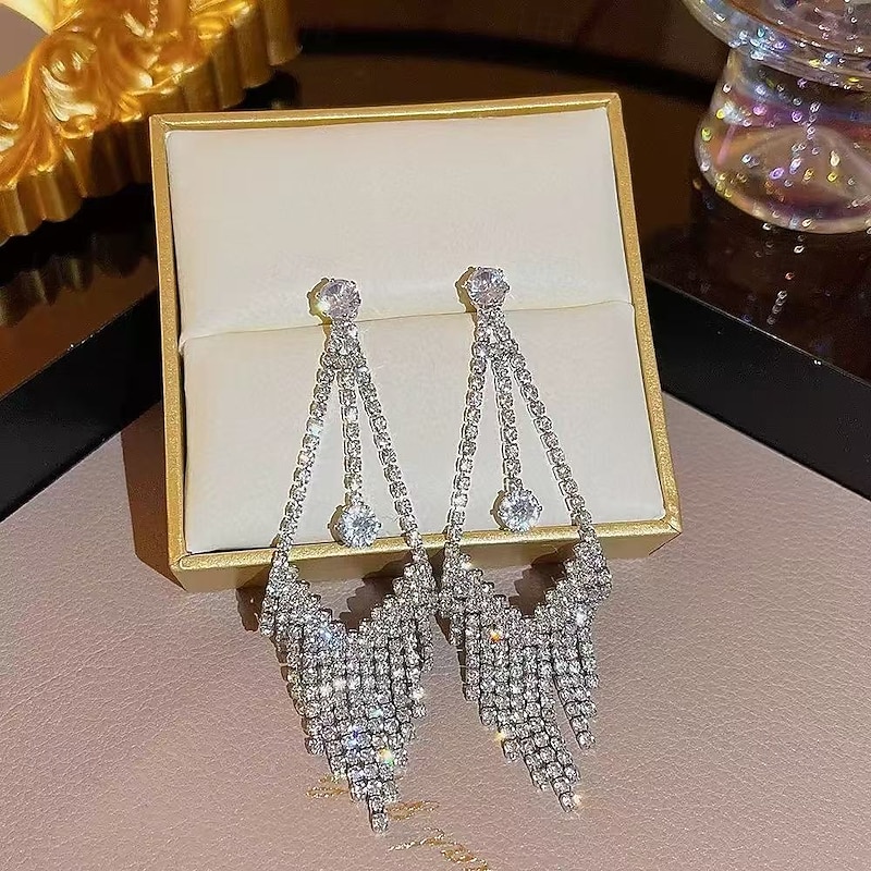 Women's Stud Earrings Tropical Joy Tropical Stylish Earrings Jewelry Silver For Party3