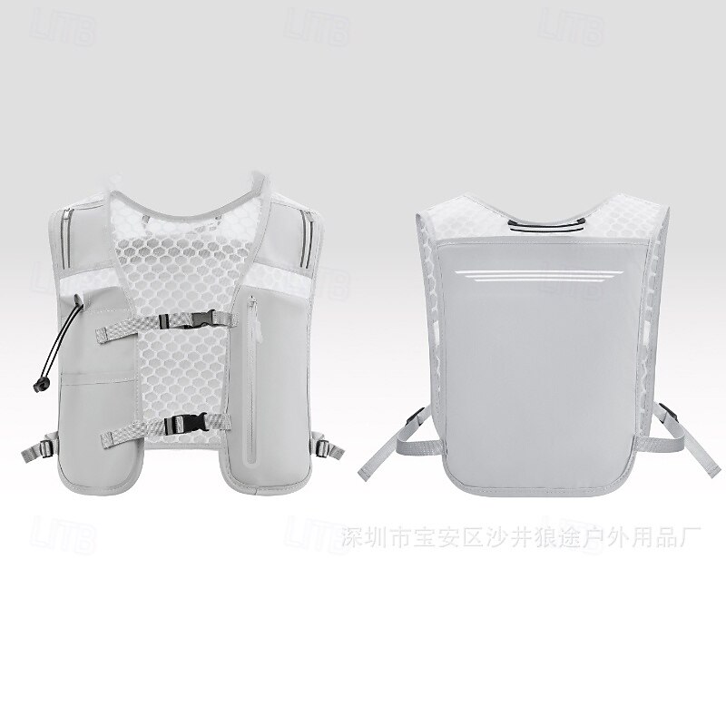 Running Vest Water Pack Hydration Vest Sun Sleeves Reflective Waterproof Quick Dry Lycra for Marathon Hiking Jogging4