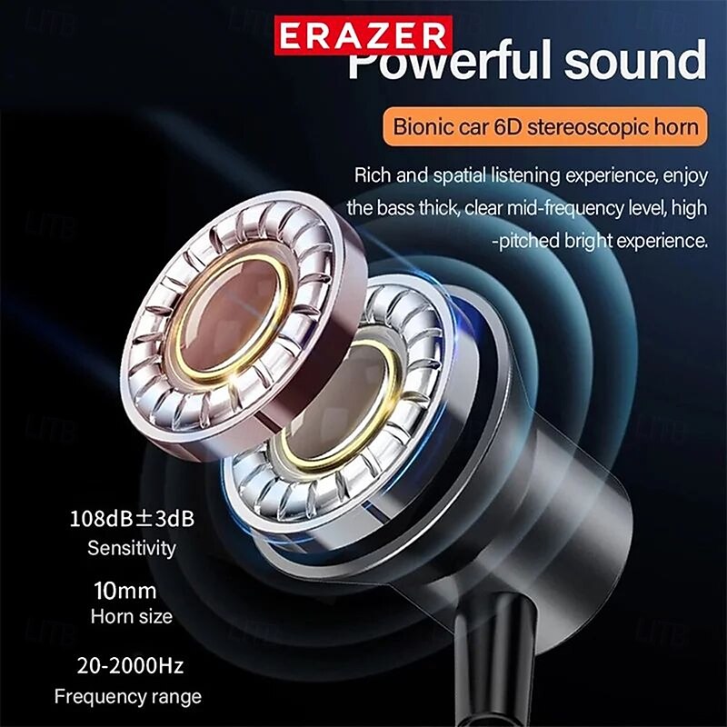 ERAZER XE05MAX Bluetooth Earphones 5.4 Earbuds Sport Earphone Comfortable Neckband Sports Headphones For Noise Reduction4