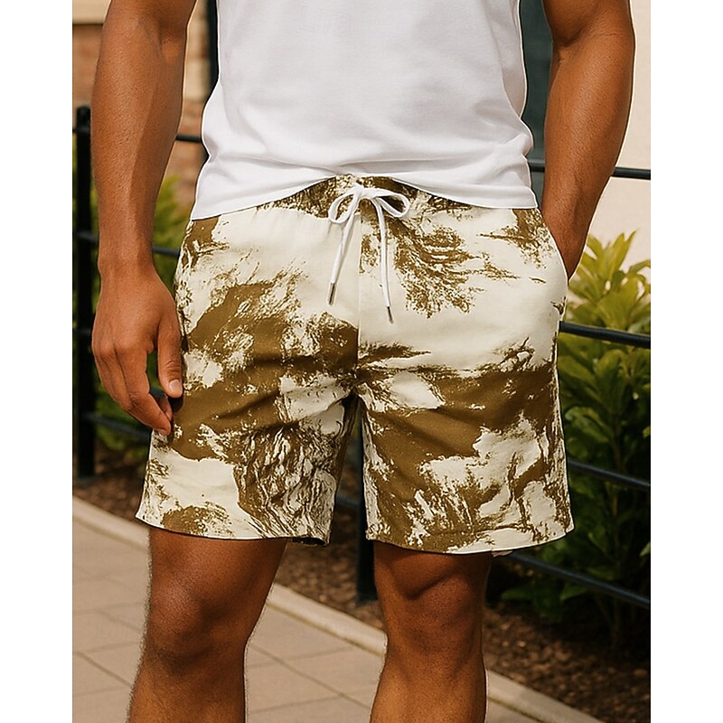 Men's Running Shorts Workout Shorts Beach Shorts Pocket Drawstring Bottoms Training Sports & Outdoor Lightweight Breathable Gym Workout Training Running Regular Fit Sportswear Activewear Red Blue