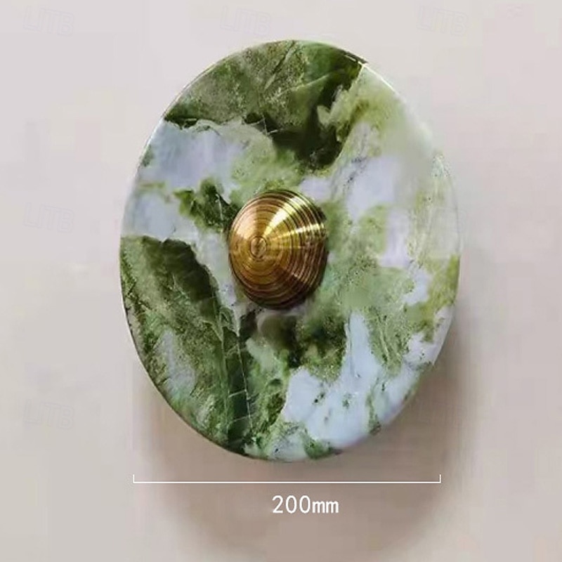 LED Marble Wall Sconce Lamp Indoor 1 Light Minimalist Wall Mount Light Home Decor Lighting Fixture Indoor Wall Wash Lights for Living Room Bedroom 110-240V4