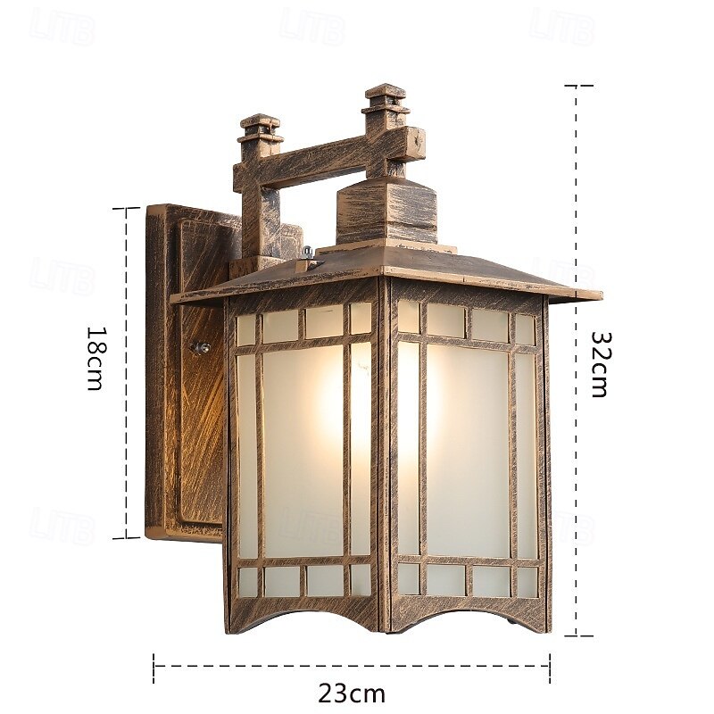 Farmhouse  Outdoor Light Fixtures Wall Mount Front Porch Lighting Matte Antique Bronze Wall Sconces Waterproof Exterior Wall Lanterns for Patio House Backyard Door Bulb Not Included4