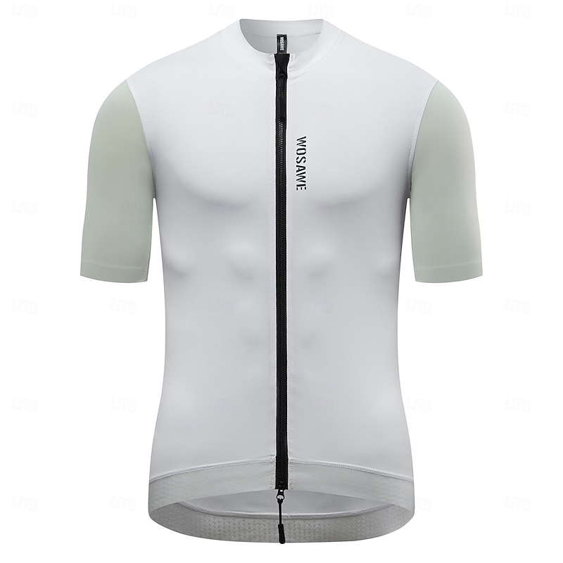 WOSAWE spring and summer men's cycling short-sleeved tops quick-drying breathable road cycling clothing Slim and thin cycling clothes BD2813