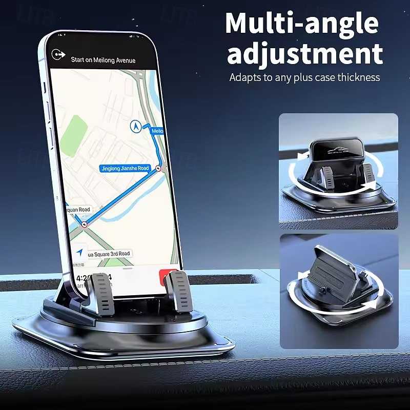 1Pc Cell Phone Car Bracket Car Navigation New Car Special Universal Anti-Slip Pad Car Dashboard Support Bracket3