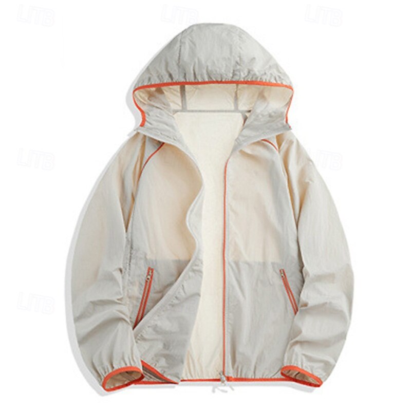 Women's Running Jacket Outdoor Jacket Full Zip Long Sleeve Outerwear Athletic Color Block Sun Protection Quick Dry Lightweight UV Cooling Tennis Golf Running Sportswear Activewear Black Yellow Blue3