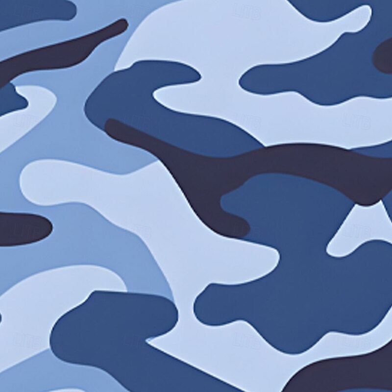 Men's Camouflage Compass Shirt Western Shirt Cowboy Shirt Long Sleeve Vintage Western Style Outdoor Daily WorkWear Fall & Winter Turndown 3D Print Front Two Pockets Button Up Shirts White Blue Dark2