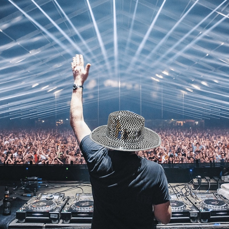 Disco Ball Cowboy Hat Mirror Mosaic Cowgirl Hat, Shiny Reflective Party Hat for Festival, Rave, Summer Dance Party, Costume Accessory4