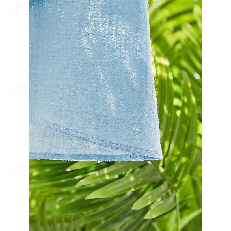 Women's Shirt Summer Tops Blouse Elegant Daily Half Sleeve V Neck Regular Tops Daily Asymmetric Blue Summer Spring Fall3