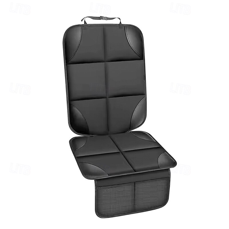 1 PC Waterproof Car Seat Protector Anti Slip Mesh Storage Pockets Seat Covers Leather Reinforced Corners Thick Pad Back2
