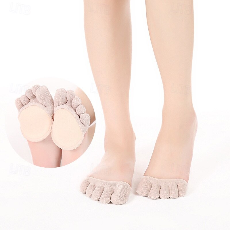 Women with footrest anti-odorant anti-friction Sweat-absorbent Floor Socks For Pilates Dance2