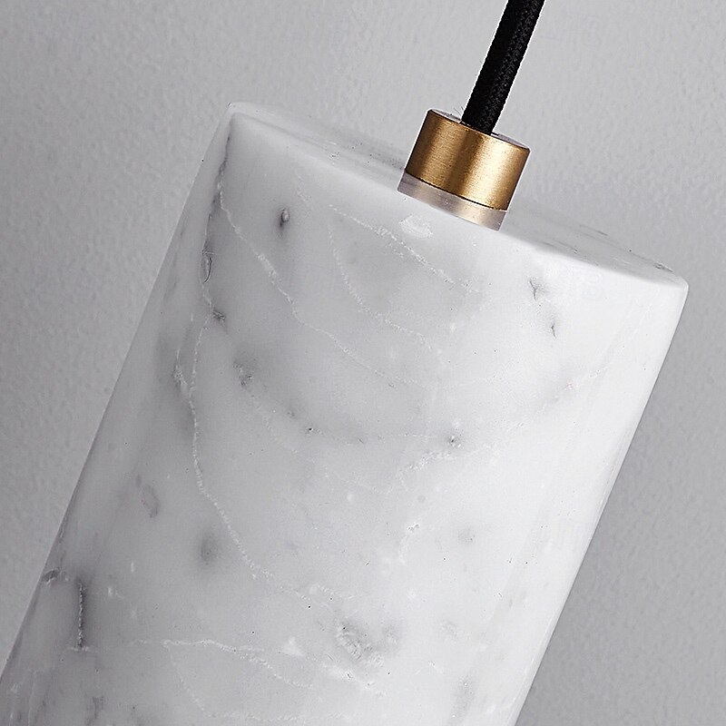Marble LED Pendant Lamp for Bedroom Bedside Living Dining Room Decoration Chandelier Lights, Modern Lighting4