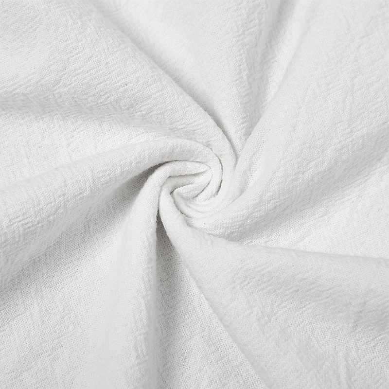 Men's Linen Pants Trousers Summer Pants Baggy Pants Drawstring Elastic Waist Straight Leg Plain Comfort Breathable Full Length Casual Daily Holiday Vacation Fashion Black White Inelastic4