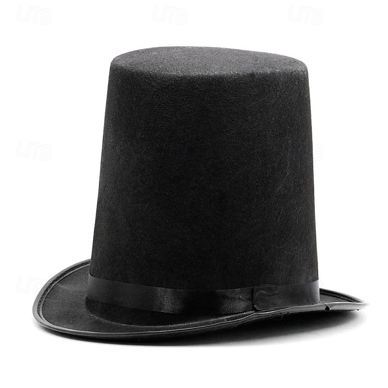 Top Hat Retro British Gentleman Jazz Hat Magician Hat Performance Sequin Hat Rain Silk3