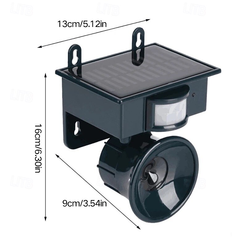 Solar Ultrasonic Bird Repellent Solar Pest Repeller Deer Repellent Cat Repellent Dog Repellent Mouse Repellent New Animal Repellent3