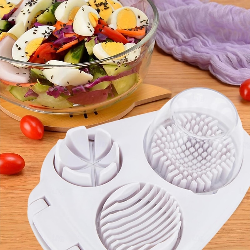 Eggs Slicer for Cooking Eggs, Stainless Steel Eggs Cutter, Eggs Slicer, Portable Eggs Cutter, Multi-Purpose Cutting Tool