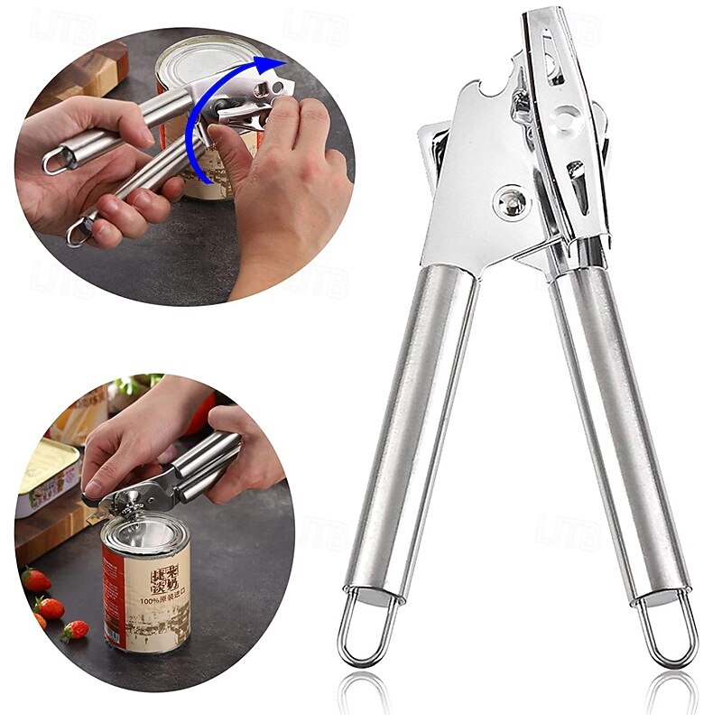 Multifunctional Can Opener, Stainless Steel Can Knife, Bottle Opener, Kitchen Tool2