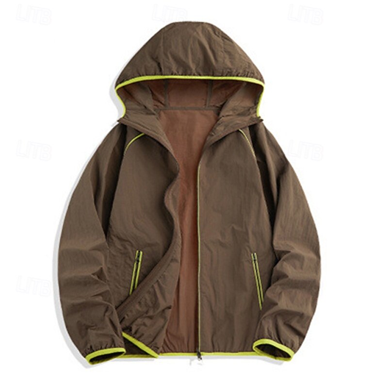 Women's Running Jacket Outdoor Jacket Full Zip Long Sleeve Outerwear Athletic Color Block Sun Protection Quick Dry Lightweight UV Cooling Tennis Golf Running Sportswear Activewear Black Yellow Blue4