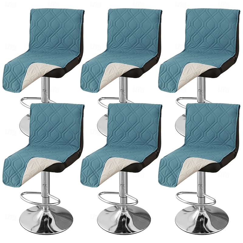 Waterproof Bar Stool Covers Durable and Stylish Furniture Protectors for Kitchens, Bars, and Outdoor Use - Easy to Clean and Maintain