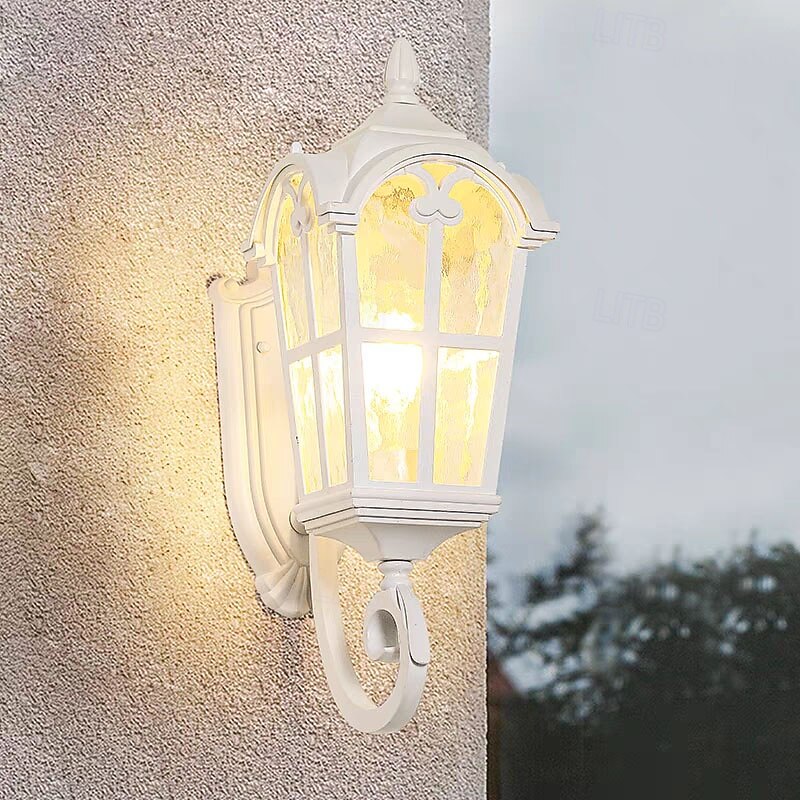 Farmhouse Outdoor Light Fixtures Wall Mount Round Base Front Porch Lighting Matte Antique Bronze Wall Sconces Waterproof Exterior Wall Lanterns for Patio House Backyard Door3