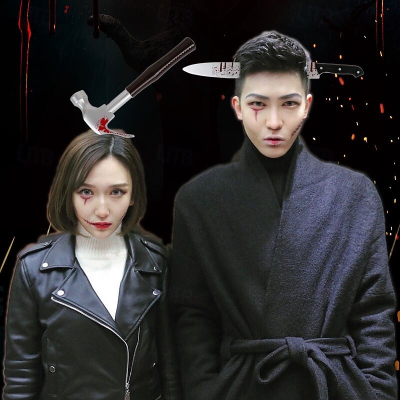 Halloween Headpiece/Headbands Scary Hair Clips Halloween Hair Accessory Halloween Horror Decor Halloween Costume Party Favor3