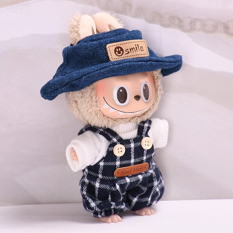 17cm Vinyl Doll Clothes Accessories for 6.7 inch Handcrafted Crochet Clothes for Vinyl FigureFashion Outfits Unique Style(Outfit Only)3