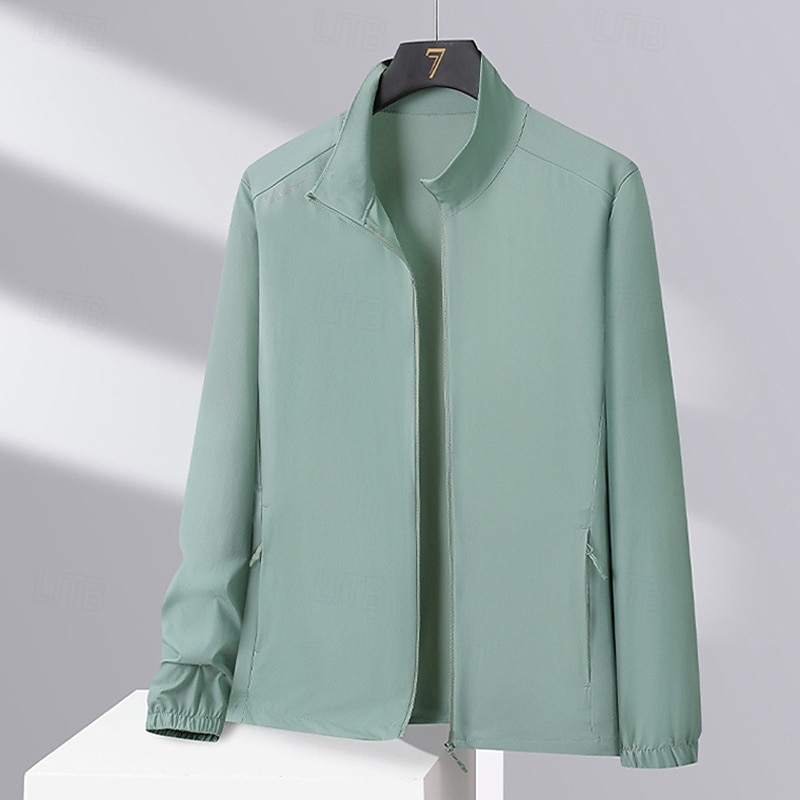 Women's Outdoor Jacket Hiking Jacket Outdoor Sun Protection Hiking Outfits Hiking Clothes Spring Autumn / Fall Top Camping / Hiking / Caving Running Red Green2