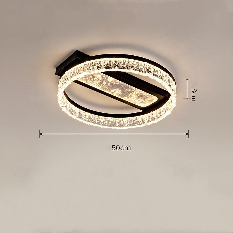 Minimalist Metal Ceiling Light with Resin Ideal for Living/Dining/Bedroom3