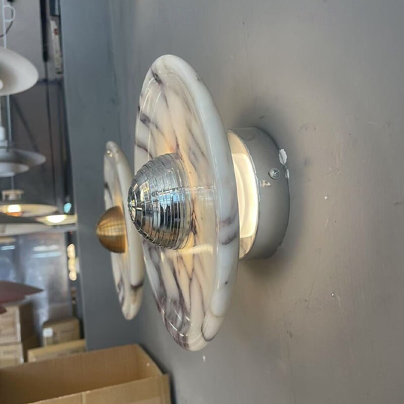 LED Wall Sconces Marble Wall Lamps Wall Sconces Bedroom Shops Cafes Wall Light 110-240V3