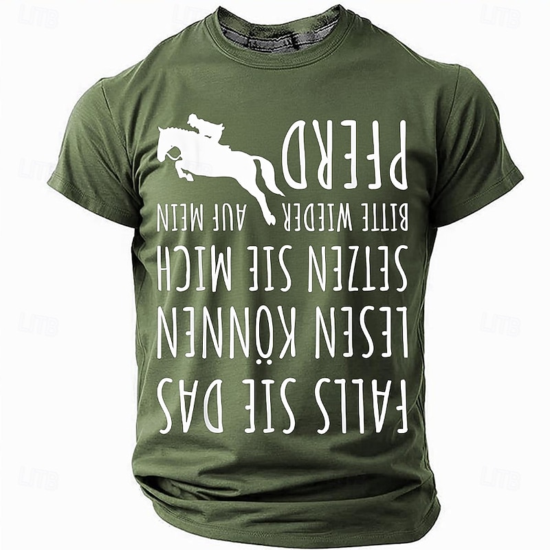 Men's Funny Horse Riding T-Shirt - 'If You Can Read This, Please Put Me Back On My Horse' Equestrian Humor Graphic Tee2