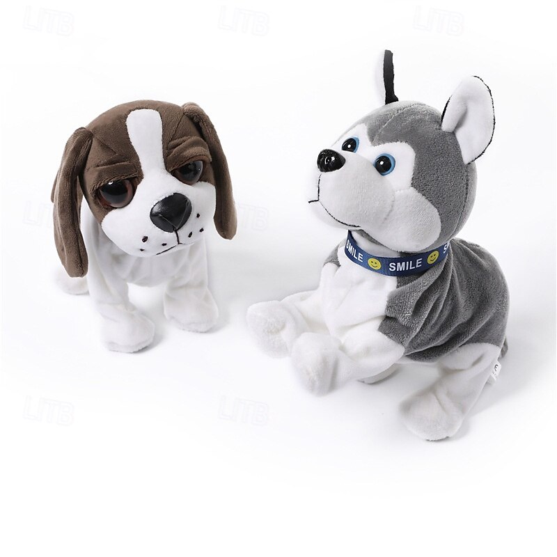 Interactive Electronic Plush Toy - Animated Sound Control Electronic Pet Robot Dog Toys Gifts for Boys & Girls Kids Birthday Christmas4